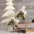 9" Standing Bird in Winter Apparel Christmas Figure