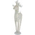 LED Lighted Glitter Reindeer Christmas Decoration - 36" - Warm White Lights
