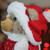 14" White and Red Winter Boy Bear in Deer Sweater Christmas Figure Decoration