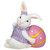 6.5" Spring Bunny with Purple Easter Egg Figurine