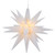 LED Lighted Moravian Christmas Star - 12" - White - Warm White Lights
