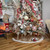 3.5" White and Silver Glass Christmas Ball Ornament