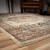 8.75' x 13' Neutral Vintage Style Traditional Area Throw Rug