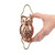 8.5' Bronze Owl Cup Handcrafted Outdoor Rain Chain