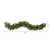 6' x 12" Pre-Lit Flocked and Berries Artificial Christmas Garland, Clear LED Lights