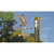 35" Bronze Glossy Majestic Eagle Single Point Contact Weathervane