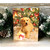 8" Green and Beige Christmas Puppy Lighted Tabletop Decor