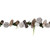 5' Frosted Pine Cone and White Rose Artificial Christmas Garland - Unlit