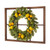 Greenery Lemon Artificial Christmas Wreath with Rectangular Window Frame - 22-Inch, Unlit