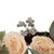 Hydrangea Rose Artificial Christmas Wreath with Rectangular Window Frame - 22-Inch, Unlit