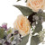 Hydrangea Rose Artificial Christmas Wreath with Rectangular Window Frame - 22-Inch, Unlit