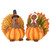 Set of 2 Orange Thanksgiving Turkey Decor 5"