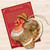 Set of 2 Festive Tom the Turkey Wooden Thanksgiving Ornaments 5.5"