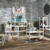 29" White Solid Standing 3-Tire Multipurpose Rectangular Shelf