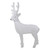 41" Lighted Commercial Grade Acrylic Reindeer Christmas Display Decoration