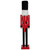 Commercial Size Wooden Christmas Nutcracker Soldier - 5' - Red and Black