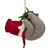 12.75" Brown and Red Sloth Hanging Christmas Ornament