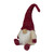 Chubby Smiling Gnome Plush Christmas Figure - 17" - Ivory and Red