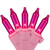 100ct Pink Mini Christmas Light Set, 20ft Pink Wire