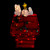 26" Red Pre Lit Peanuts Snoopy and Woodstock Dog House Christmas Yard Art Decor - Clear Lights