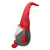 29" Grey and Red Gnome with Tall Bendable Hat Christmas Decoration