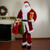 72" Red and White Santa Claus with Shopping Bags Christmas Figure