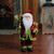 Grand Imperial Santa Claus with Gift Bag Christmas Figure - 16" - Red and Green