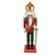 Glittered Nutcracker King with Sword Christmas Figurine - 14" - Red and Green