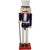 14" Blue and White Traditional Christmas Nutcracker Soldier with Rifle