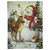 LED Lighted Snowman and Reindeer Christmas Canvas Wall Art 15.75" x 11.75"