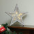 11" Silver Rustic LED Lighted Star Christmas Decor