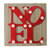 10" Pre-Lit Apple Red "Noel" Battery Operated Wall Decor