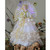 16" White and Gold Lighted Angel Sequined Gown Christmas Tree Topper