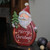 15.5" LED Lighted Santa Weathered Table Top Christmas Decoration