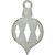 Set of 3 Weathered Galvanized Finial Ornament Christmas Wall Decorations 16"