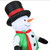 Sunnydaze 7 Foot Self Inflatable Blow Up Holly Jolly Snowman Outdoor Holiday Christmas Lawn Decoration with LED Lights