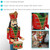 Sunnydaze Indoor Christmas Holiday Décor Resin Klaus the Drummer Nutcracker Statue with Battery-Operated LED Lights - 48"