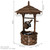 Sunnydaze 48"H Electric Fir Wood Old-Fashioned Wishing Well Outdoor Water Fountain