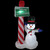 6' Inflatable Lighted Snowman with Merry Christmas Sign Christmas Yard Art Decoration