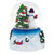 4.75" Snowman with Cardinals Musical Christmas Tree Snow Globe