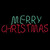 29" Neon Style LED Lighted Multi-Function "Merry Christmas" Window Silhouette Decoration