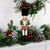 14" Green and White Cymbalist Christmas Nutcracker