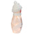 11" White and Red Lighted Snowman Christmas Tabletop Decoration