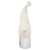 28" Ivory Gnome With a Sherpa Snowflake Bendable Winter Hat