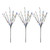 Set of 3 Pre-Lit Cherry Blossom Artificial Tree Branches 2.5' - Multicolor LED Lights