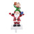 8.75" Santa and Elf Christmas Stocking Holder