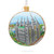 Temple Square, Salt Lake City, Utah, USA Glass Ball Christmas Ornament 4 Inches