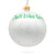 Temple Square, Salt Lake City, Utah, USA Glass Ball Christmas Ornament 4 Inches