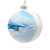 St. Moritz, Switzerland Glass Ball Christmas Ornament 4 Inches