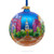 Church Street Marketplace, Burlington, Vermont, USA Glass Ball Christmas Ornament 4 Inches